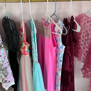 Assortment of girls dresses size 10